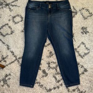 Dark skinny jeans. Torrid. Size 18 short
